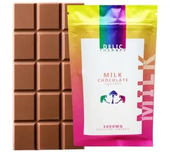 Delic Therapy Shroom Chocolate Squares – 3000mg